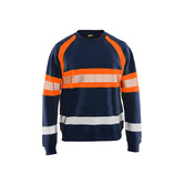 High Vis Sweater Marineblau/Orange S