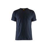 T-Shirt, V-Kragen Dunkel Marineblau L