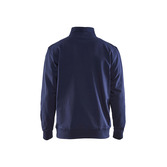 Sweater mit Half-Zip Marineblau XXL