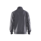 Sweater mit Half-Zip Grau L