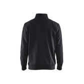 Sweater mit Half-Zip Schwarz L