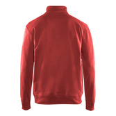 Sweatshirt mit Half-Zip Rot 4XL