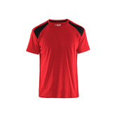 T-shirt Rot/Schwarz XS