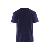 T-shirt Marineblau/Gelb L