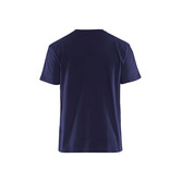 T-shirt Marineblau/Gelb XXXL