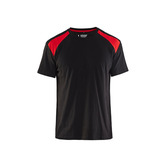 T-shirt Schwarz/Rot S