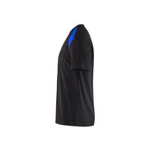 T-shirt Schwarz/Kornblau XXXL