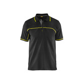 Polo Shirt Schwarz/Gelb XS