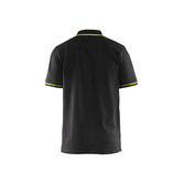 Polo Shirt Schwarz/Gelb M