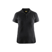 Damen Polo Shirt Schwarz M