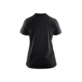 Damen Polo Shirt Schwarz M