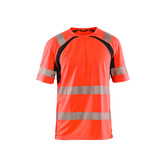 UV T-Shirt High Vis High Vis Rot/Schwarz L