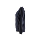Damen Sweatshirt Dunkel Marineblau/Schwarz M