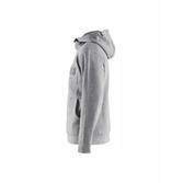 Kapuzensweater 3D Grau Melange XL