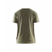 T-Shirt 3D Herbstgrün S