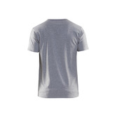 T-Shirt Slim fit Grau Melange XXL