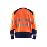 High Vis Sweatshirt High Vis Orange/Marineblau XL