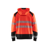 High Vis Kapuzensweater High Vis Rot/Schwarz XS