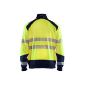 High Vis Sweatshirt mit Reißverschluss High Vis Gelb/Marineblau XS