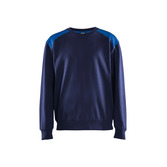 Sweatshirt Marineblau/Kornblau 4XL
