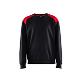 Sweatshirt Schwarz/Rot M