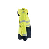 Multinorm Shell Jacke High Vis Gelb/Marineblau S