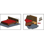 Metallfreie Konusverbindung Set C reduziert (Einzelbett)