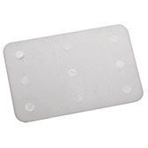 Podkladové desky plastové 60 x 40 x 1,5 mm bílé (balení = 1000 ks)