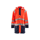 High Vis Regenjacke Level 1 High Vis Orange/Marineblau XS