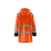 High Vis Regenjacke Level 1 High Vis Orange/Marineblau XL