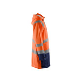 High Vis Regenjacke Level 1 High Vis Orange/Marineblau XS