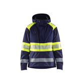 High Vis Shell Jacket women´s Marineblau/Gelb XL