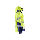 High Vis Softshell Jacke High Vis Gelb/Marineblau XS