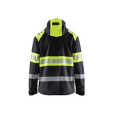 High Vis Softshell Jacke Schwarz/Gelb XS