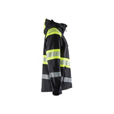 High Vis Softshell Jacke Schwarz/Gelb XS