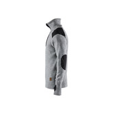 Wollsweater Grau Melange/Dunkelgrau XL
