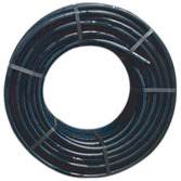 PE Wasserleitungsdruckrohr Trinkwasser geeignet 1" schwarz/blau 10 bar Länge 100 m
