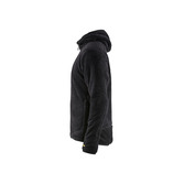 Fiberfleece Jacke Schwarz/Silber XL