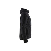 Fiberfleece Jacke Schwarz/Silber XL