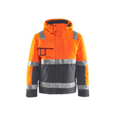 High Vis Winterjacke High Vis Orange/Mittelgrau XS