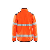 High Vis Softshell Jacke High Vis Orange/Marineblau XS