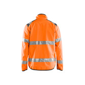 High Vis Softshell Jacke High Vis Orange/Mittelgrau 4XL