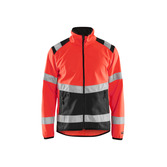 High Vis Softshell Jacke High Vis Rot/Schwarz XXL