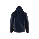 Winterjacke Dunkel Marineblau/Schwarz L