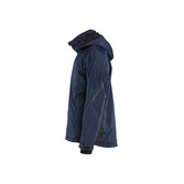 Leichte gefütterte Funktionsjacke Dunkel Marineblau/Schwarz XS