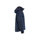 Leichte gefütterte Funktionsjacke Dunkel Marineblau/Schwarz XS