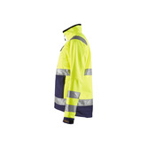 Damen High Vis Softshell Jacke High Vis Gelb/Marineblau M