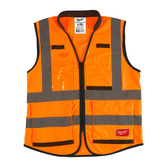 Prem.Warnschutzweste orange L/XL