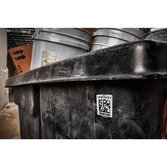 AIDTLP QR-Code Sticker Plastik 100 Stück