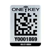 AIDTLM QR-Code Sticker Metall 25 Stück